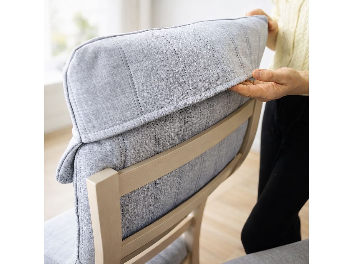 Cover for POÄNG armchair with detachable headrest - 19 Poang  Praktyczny, zdejmowany zagłówek