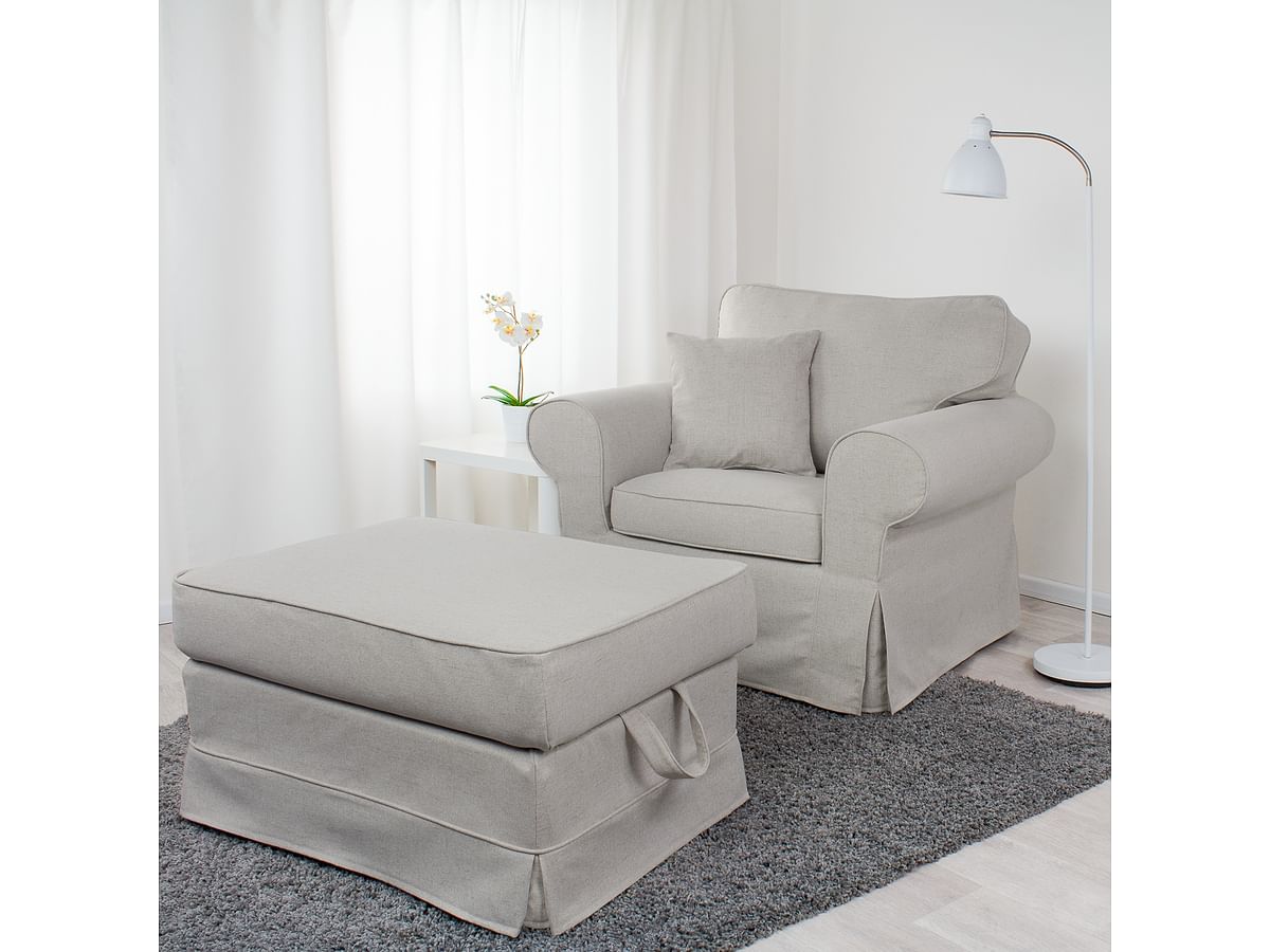 Cover for EKTORP footstool