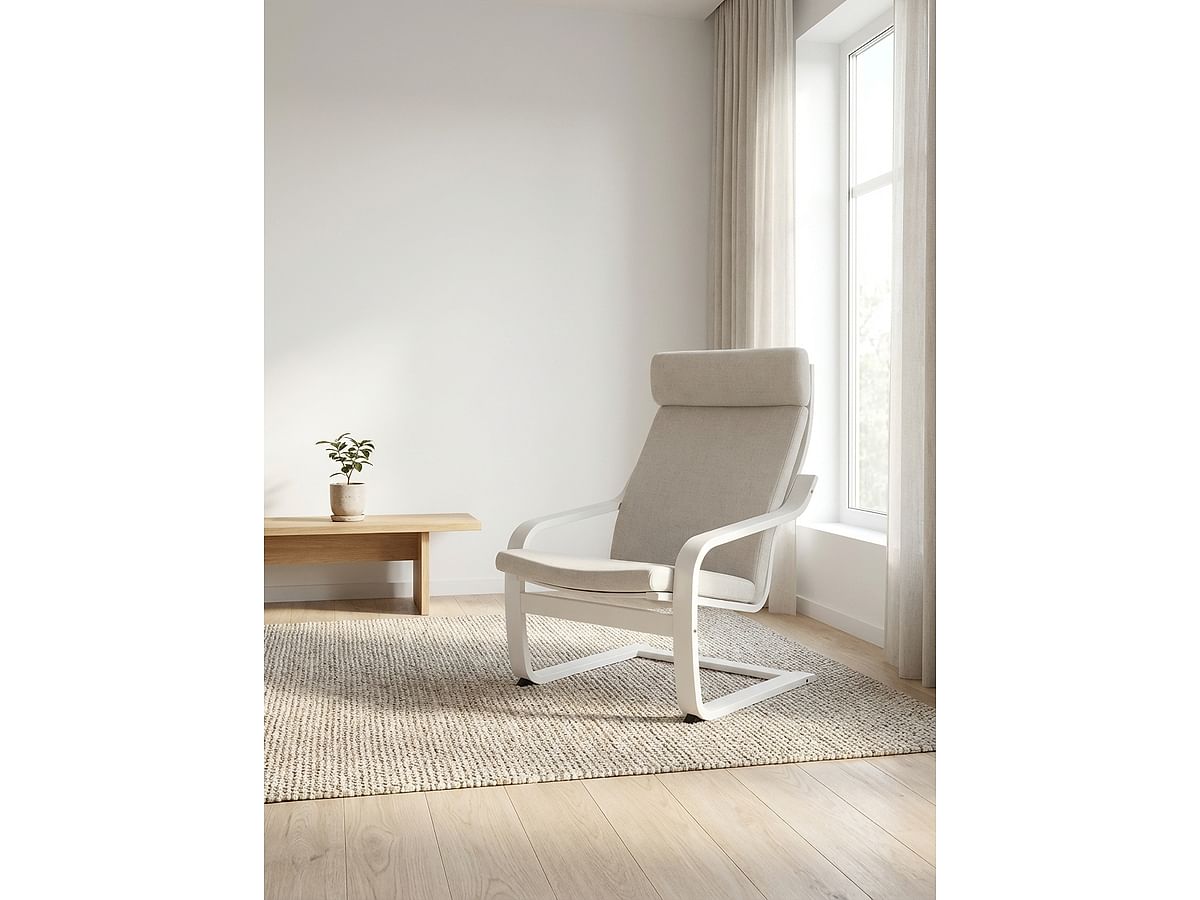 Cover for POÄNG armchair with detachable headrest - 16 Poang - dopasowany pod twoj fotel