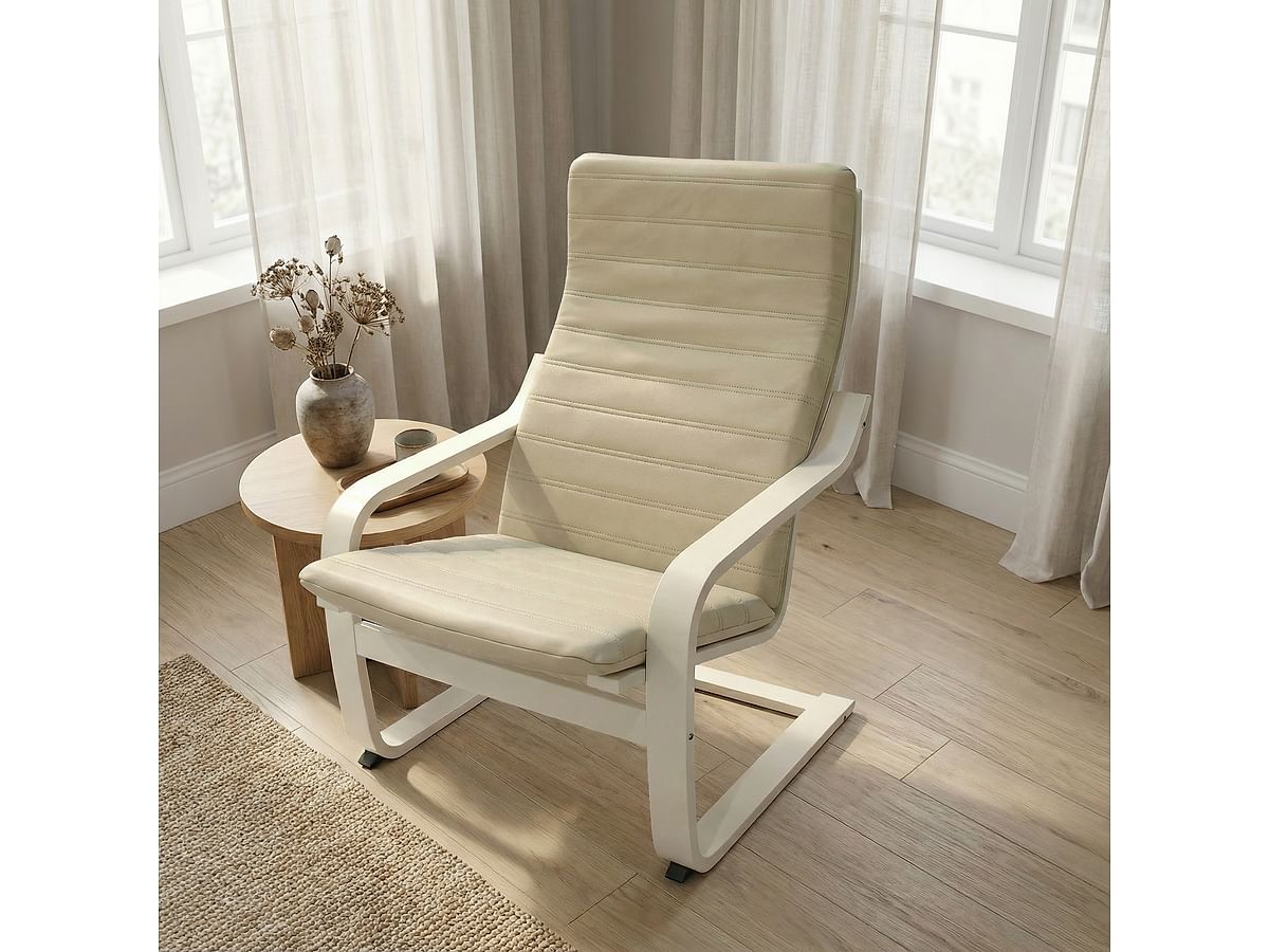 Pokrowiec na poduszkę fotela POÄNG w pasy poziome - 17 Poang Dopasowane do twojej sofy