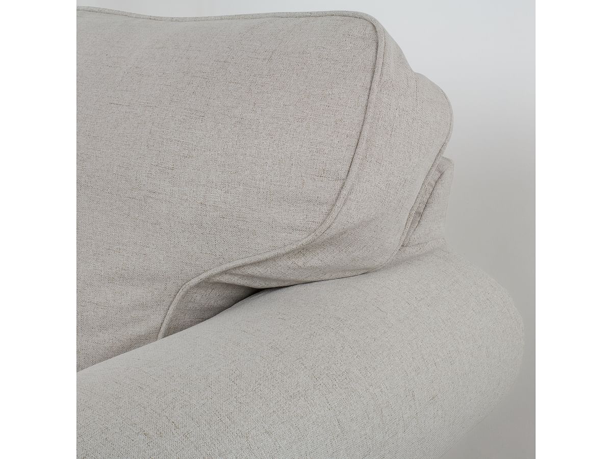 Cover for EKTORP 3-seat sofa with chaise longue - ektorp 3 SZEZLONG Classic look