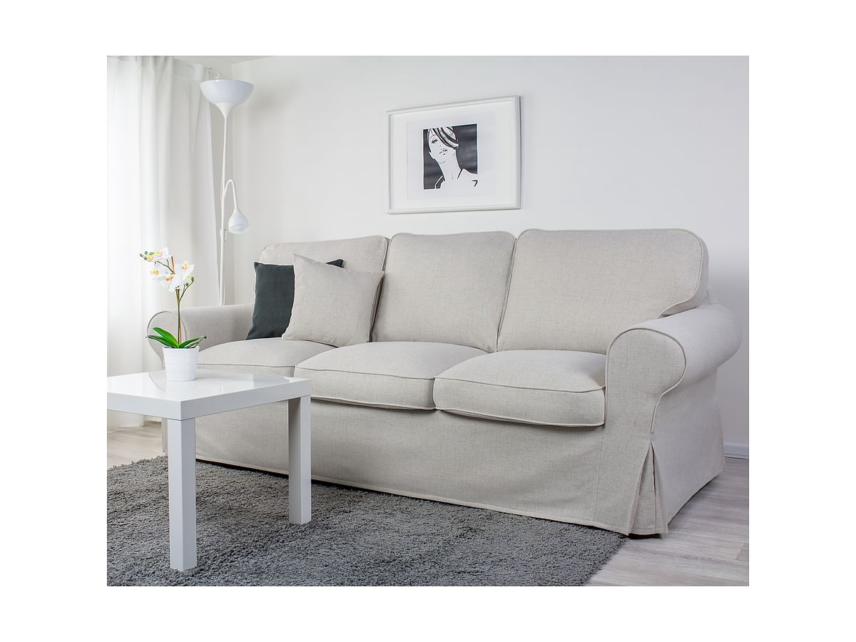 Pokrycie sofy EKTORP, 3-osobowej, rozkładanej, nowy model