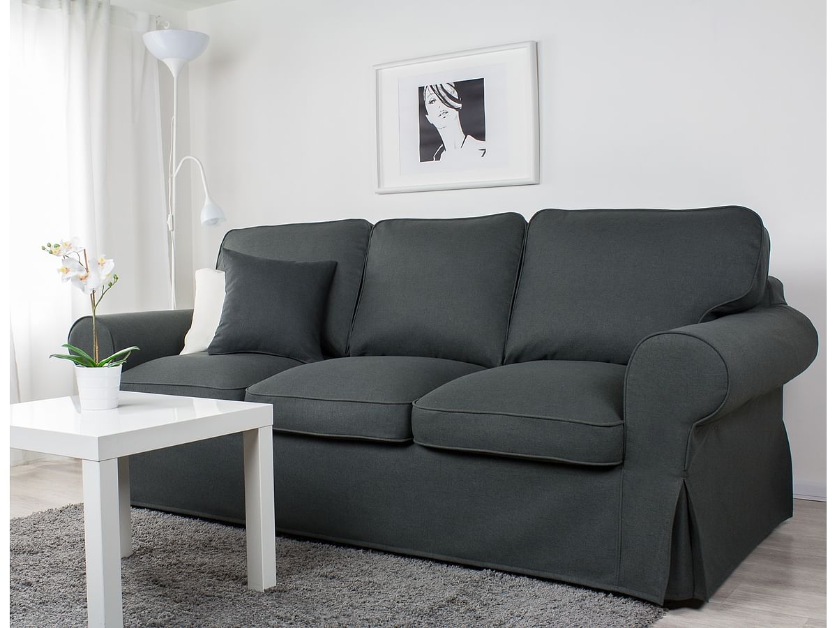 Cover for EKTORP 3-seat sofa - ektorp 3 Classic look