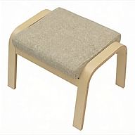 POANG footrest cover - Beige A1, Photo 3