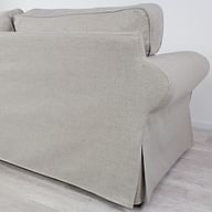 Cover for EKTORP 2-seat sofa, new model - Beige A1, Photo 4
