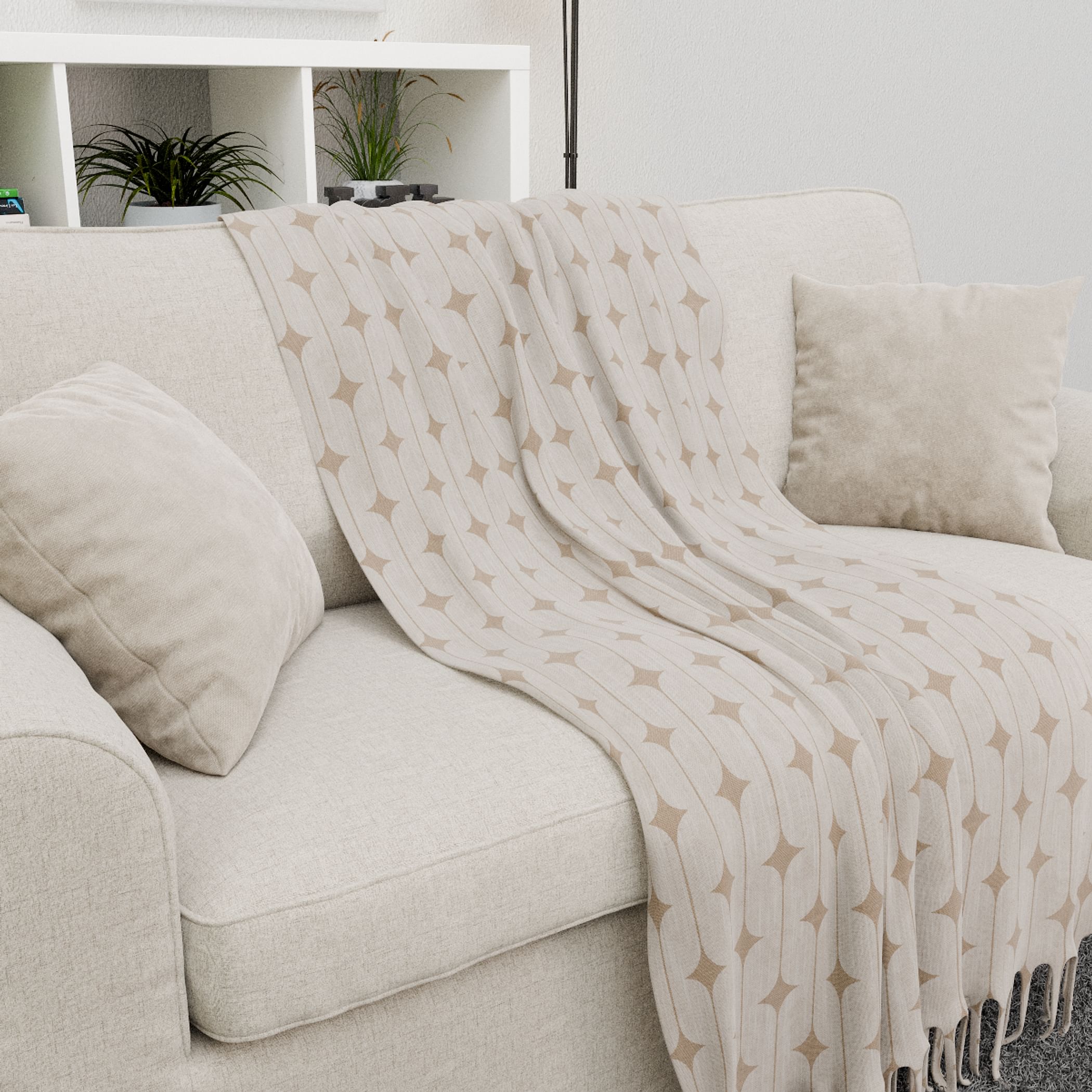 Pillowcase, 50x50 cm - Dark beige P7