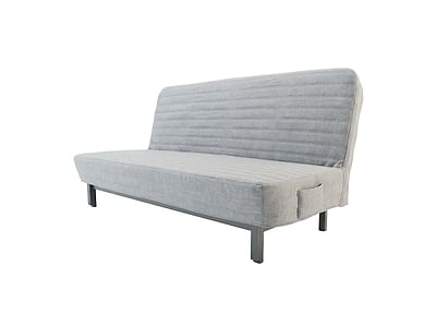 Cover for NYHAMN 3-seat sofa bed, quilted with stripes