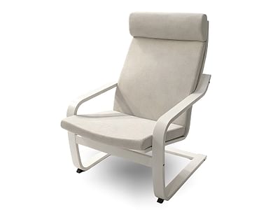Cover for POÄNG armchair with headrest